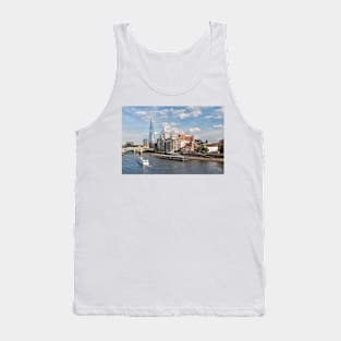 London Skyline and River Thames Tank Top